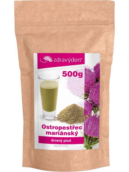 Zdravý denOstropestřec mariánský (drcený plod)NutritionDojo Nutrition